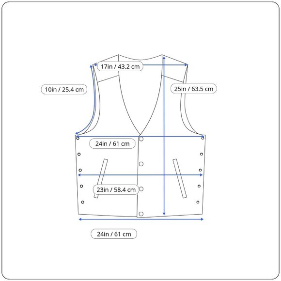 Gap 1969 Mens Dark Blue Quilted Denim Vest With Sherpa Lining & Pockets Size XL - Picture 8 of 8